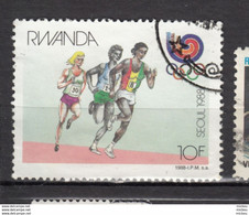 ##25, Rwanda, Course, Athlétisme, Running, Femme, Woman, Jeux Olympiques De Séoul, Olympic Games - Usati