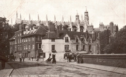 UK - Windsor - Eton College Chapel From The Barnspool Bridge - RARE! - Windsor