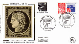 " PHILEXFRANCE 99 / MARIANNE DE LUQUET / DU 14 JUILLET " Sur Enveloppe 1er Jour De 1997 . N° YT 3127. FDC - 1997-2004 Marianne (14. Juli)