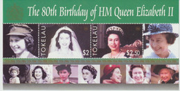 Tokelau Mi Block 34 80th Birthday Of Queen Elizabeth II 2006 ** - Tokelau