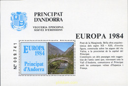 259962 MNH ANDORRA. Vegueria 1984 PUENTE DE LA MARGINEDA - Ponti