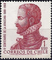 Chile 1972 - Mi 767 - YT 376 ( Alonso De Ercilla Y Zuniga, Writer And Poet ) MH* - Ecrivains