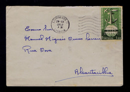 Gc7342 PORTUGAL OTAN -NATO 10 Ann. Mailed 1952 Lisboa »Alcantarilha Slogan Pmk "7 Waves" - OTAN