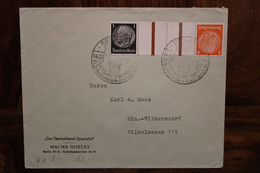 1937 Deutsches Dt Reich Cover Allemagne Germany - Covers & Documents