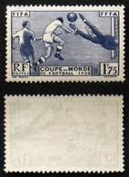 N° 396 COUPE DU MONDE FOOTBALL 1938 TB Neuf N** Cote 35€ - Nuevos