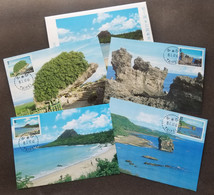 Taiwan Kenting National Park 1987 Mountain Beach Island (maxicard) - Cartas & Documentos