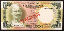 Sierra Leone 1 Leone Specimen 1978 LOTTO 4196 - Sierra Leone