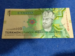 TÜRKMENİSTAN- - 1 MANAT - Turkménistan