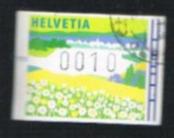 SVIZZERA (SWITZERLAND) -  MI AT7  - 1996 FRANCOBOLLI AUTOMATICI: SEASONS (SPRING)     - USED° - Automatenzegels