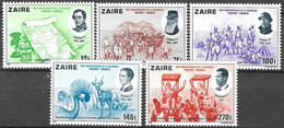 CONGO - BRAZZAVILLE # FROM 1980 STAMPWORLD 688-92** - Neufs