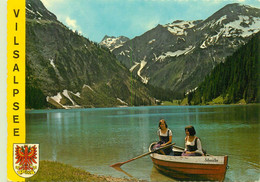 Postcard Austria Tannheilm In Tirol Rowboat - Tannheim
