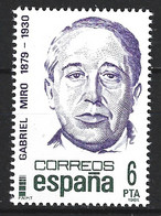 ESPAGNE. N°2247 De 1981. Gabriel Miro. - Ecrivains