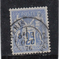 France - Année 1876/98 - Type Sage - Type II - N°YT 79 - 25c Bleu - Oblitération CàD - 1876-1898 Sage (Type II)