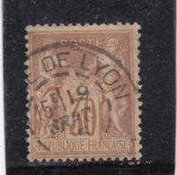 France - Année 1876/98 - Type Sage - Type II - N°YT 80 - 30c Brun Jaune - Oblitération CàD - 1876-1898 Sage (Tipo II)