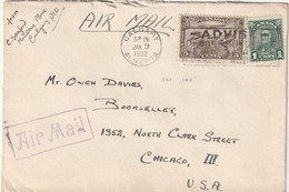Calgary Canada 1932 Air Mail Cover Mailed - Airmail