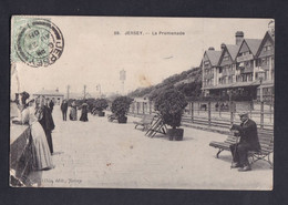 UK Jersey St Helier La Promenade  ( Animée Ed. H.G. Allix 88 En L'état Ref. 54023) - St. Helier