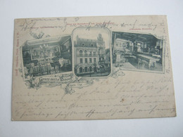 HAGEN , Hotel Reichskrone ,   Schöne Karte Um 1902 ,    Siehe  2 Abbildungen - Hagen