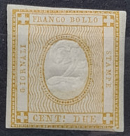 ITALY / ITALIA 1862 - MLH - Sc# P1 - Newspaper Stamp - Nuovi