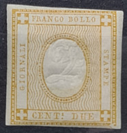 ITALY / ITALIA 1862 - MLH - Sc# P1 - Newspaper Stamp - Ungebraucht