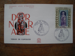 FDC N° 62 1973 Vierge De Canolich - FDC