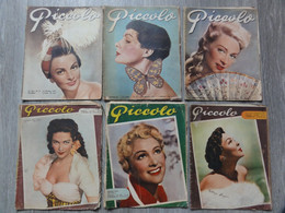 Weekblad Piccolo   *  Lot 30 Weekbladen Ivm. Cinema, Film  - Diverse Datums Vanaf 1950 Tot 1960 - Cinéma & Télévision