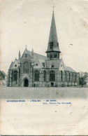 Oude Kaart 1906 BEVEREN WAES - KERK - DRUK. STRYBOL VAN HOEYLANDT - KAART MET MOOIE AFSTEMPELING NEVELE - - Beveren-Waas