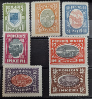 NORTH INGERMANLAND 1920 - MNH - Sc# 8-14 - Complete Set! - Otros & Sin Clasificación