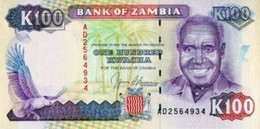ZAMBIA 100 KWACHA P 34 1991 UNC NUEVO SC - Zambie