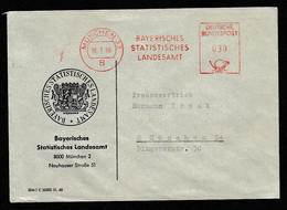 BRD: 1969, AFS MÜNCHEN 33 / BAYERISCHES STATISTISCHES LANDESAMT - Affrancature Meccaniche Rosse (EMA)