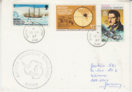 British Antarctic Territory (BAT) Card Ca Signy 12 DE 1987 (AT160) - Briefe U. Dokumente