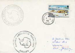 British Antarctic Territory (BAT) Card CaHalley 8 JA 1988 (AT162) - Covers & Documents