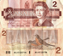 Canada / 2 Dollars / 1986 / P-94(c) / VF - Canada