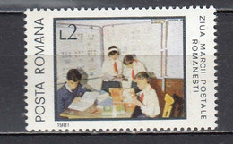 Romania 1981 - Day Of The Stamp, Mi-Nr. 3828, MNH** - Nuovi