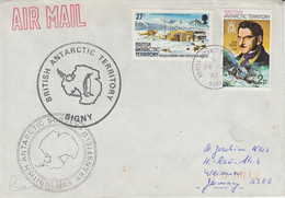British Antarctic Territory (BAT) Cover Ca RRS Bransfield Ca Signy  28 -  1990 (AT167) - Briefe U. Dokumente