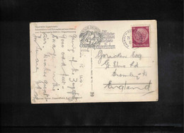 Germany / Deutschland 1937 Olympic Games Garmisch-Partenkirchen Interesting Postmark - Inverno1936: Garmisch-Partenkirchen