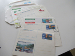 Italien Um 1980 Ganzsachen / Belege Posten Mit PK Und Arerogrammen Posten Mit 22 Belegen - Collections