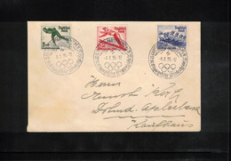 Germany / Deutschland 1936 Olympic Games Garmisch-Partenkirchen - Opening Of The Olympic Games Postmark - Winter 1936: Garmisch-Partenkirchen