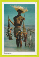 Pêche Guadeloupe Les Langoustes Lobsters WA 632 Jeune Pêcheur Postée De Pointe à Pitre Envoyée à QUILLAN - Pêche