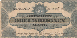 Billet De Nécessité Allemand -300000 Mark 1923 - Other & Unclassified