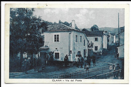 POSTCARD OF CLANA / KLANA - VIA DEL PONTE - CROAZIA /  HRVATSKA , 1930 . - Croatia