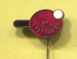 Table Tennis Tischtennis Ping Pong - DP Spartacus Hungary, Vintage Pin Badge Abzeichen, Enamel - Tafeltennis