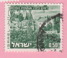 1971/1976 ISRAELE Paesaggi Rosh Pinna - Usato - Gebruikt (zonder Tabs)
