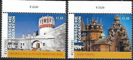 Nations Unies - ONU - 2020 - Vienne - Yvert** 1064 - 1065 - Patrimoine Mondial - Unesco - Russie - - Unused Stamps