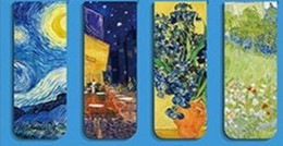 China Magnet Bookmark，Van Gogh Painting，4 Bookmarks - Marque-Pages