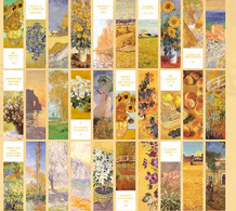 China Bookmark，World Famous Oil Painting，30 Bookmarks - Marque-Pages