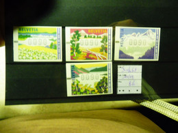 Swiss Sweiss Suisse Switzerland  Mnh Neuf ** 11/14 Nature Natuur - Automatic Stamps