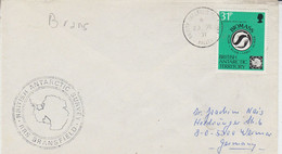 British Antarctic Territory (BAT) Ca RRS Bransfield  Ca Halley 23 DE 1991 (AT173) - Storia Postale