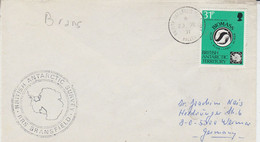 British Antarctic Territory (BAT) Ca RRS Bransfield  Ca Halley 23 DE 1991 (AT173) - Briefe U. Dokumente