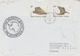 British Antarctic Territory (BAT) Ca RRS Bransfield  Cover  Ca Signy 10 DE 1992 (AT177) - Briefe U. Dokumente