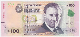 Uruguay P 95 - 100 Pesos 2015 - UNC - Uruguay
